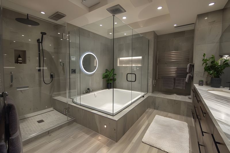 Modern Glass Bathtub